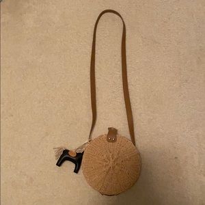 Top shop straw style bag